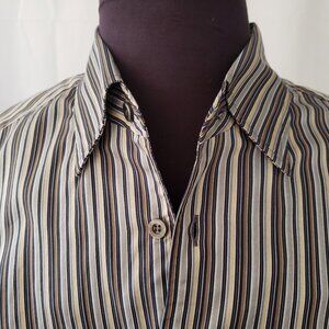 Ermengildo Zegna - Striped Button Down XL